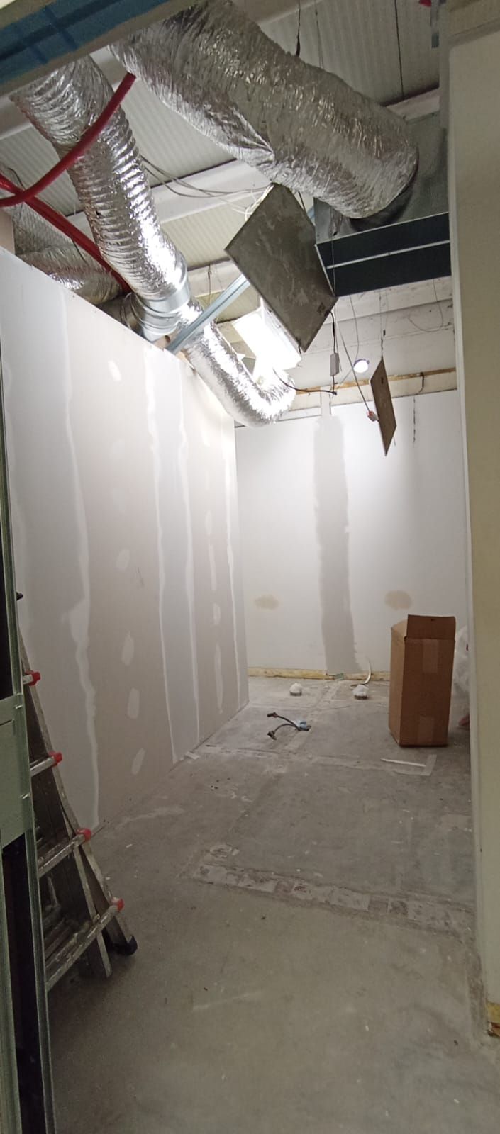 lavori edili per cabina sterile