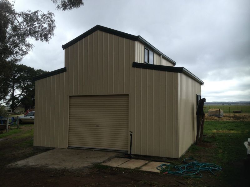 A White Building - Wallan, VIC - Victorian Garages & Barns