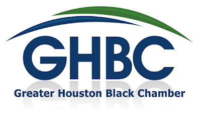 The logo for the greater houston black chamber