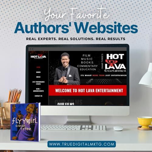 A computer screen displaying a website for hot lava entertainment