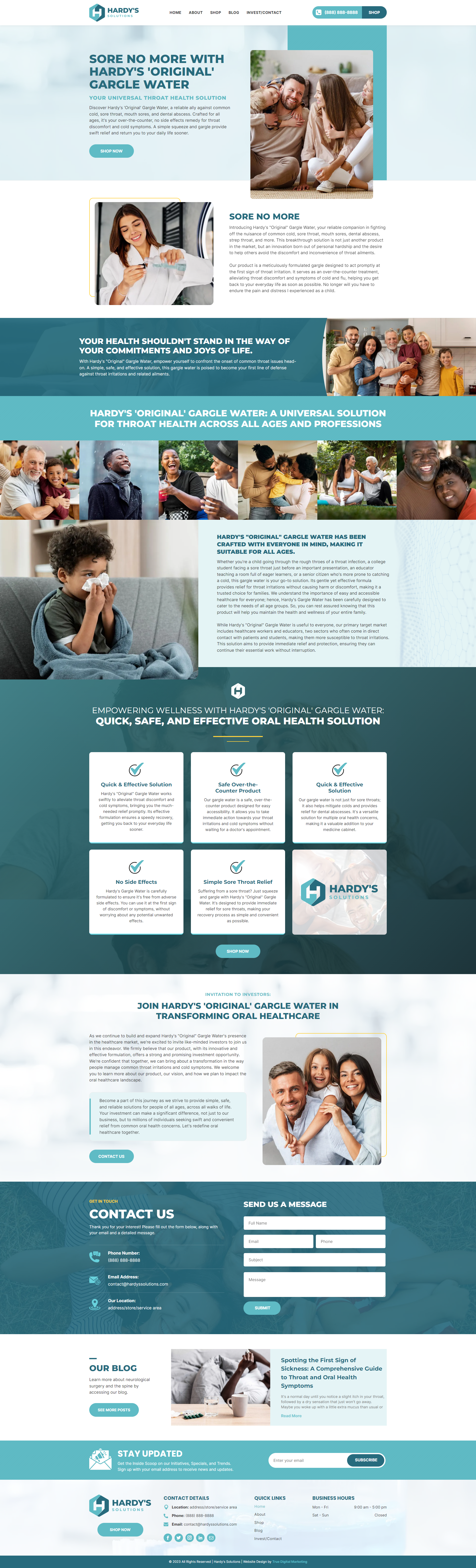 A screenshot of the homepage of a website.