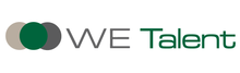 WWE Talent logo with gray and green circles and black-and-green text on a white background