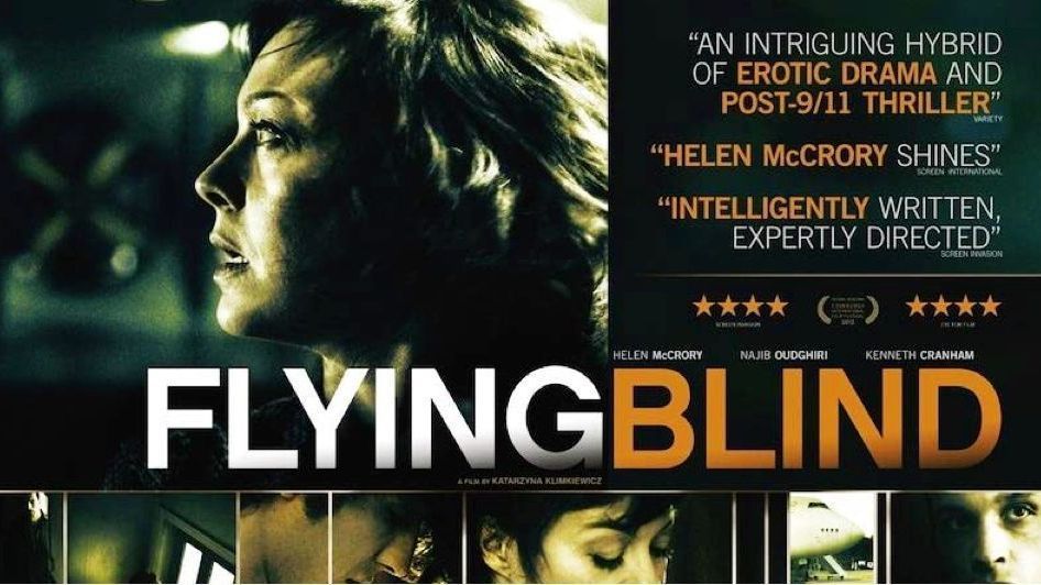Photo of the feature film 'Flying Blind' starring Helen McCrory, produced by Ignition Films/Matador, scored by Jon Wygens in 2012.