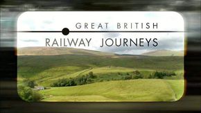 logo of the series Great British Railway journeys
