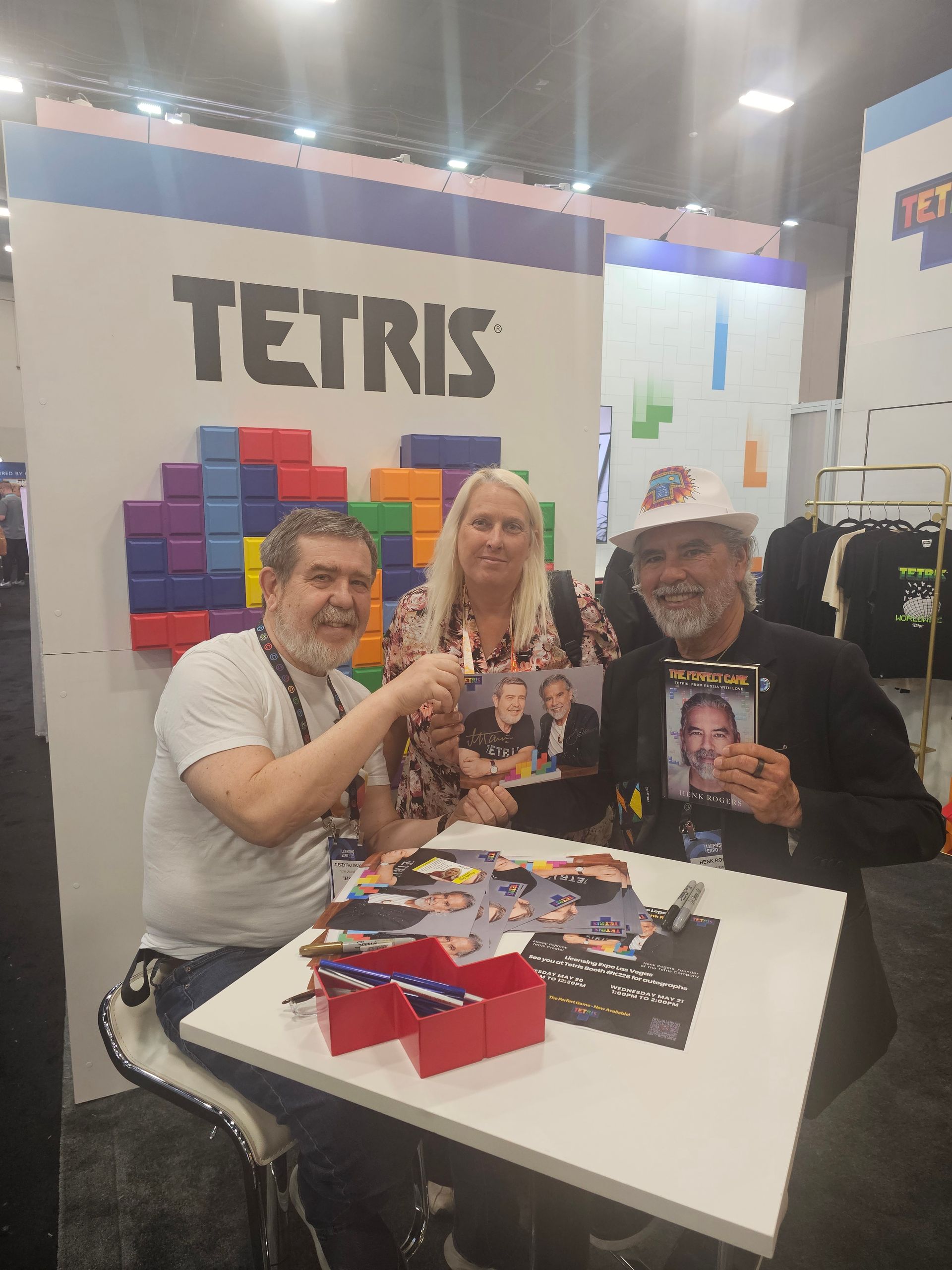Alexey Pajitnov founder of Tetris and Jodi Jill founder of International Puzzle Day