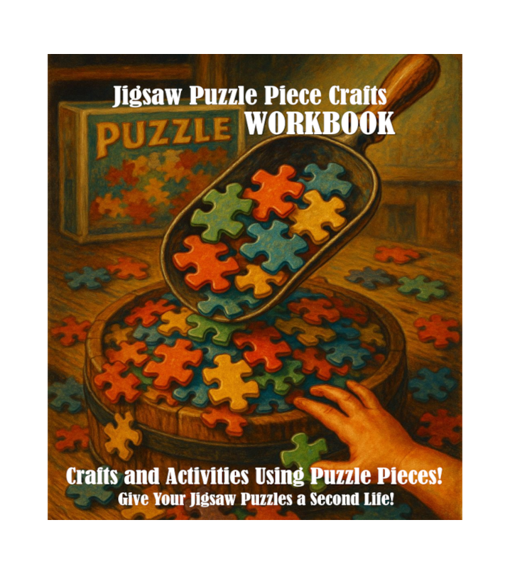Jigsaw Puzzle Pieces Crafts Digital download PDF for kids to create