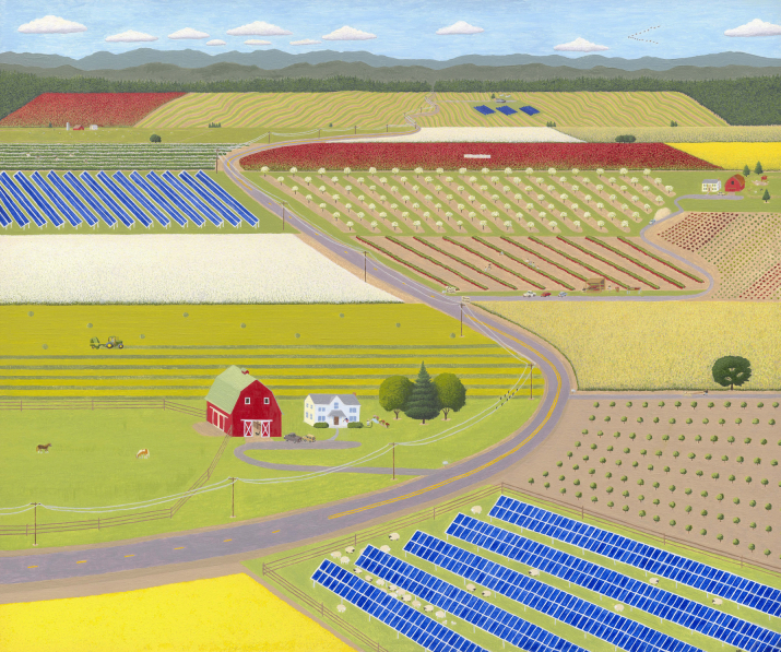 Solar Farms in America Jigsaw Puzzle Image