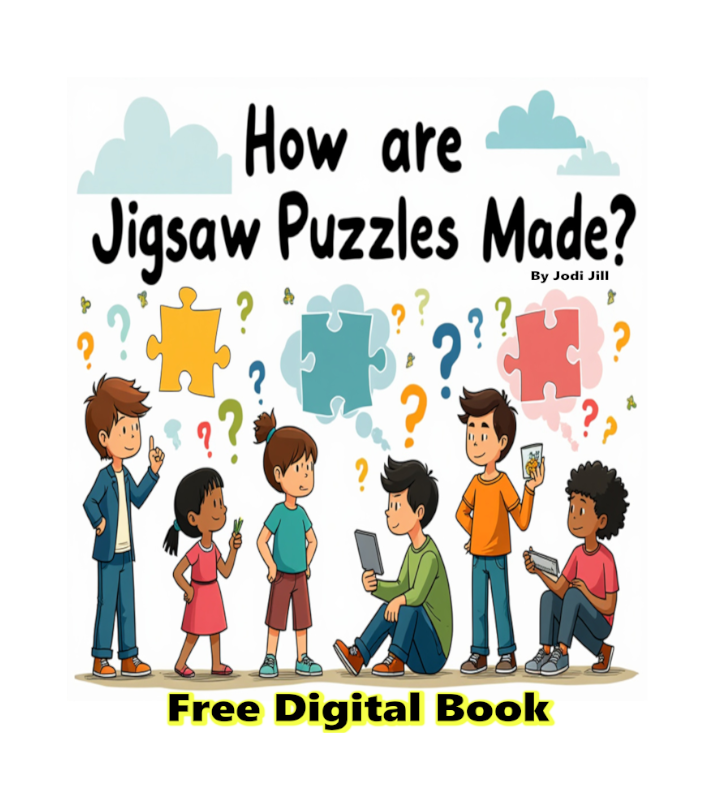 Learn how jigsaw puzzles are made in this digital download PDF