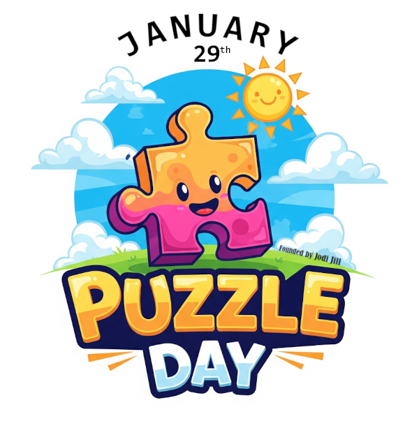 January 29th Puzzle Day also known as International Puzzle Day and Global Puzzle Day