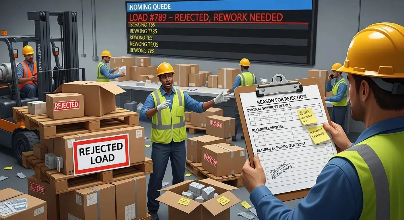  Receiver Rejected the Load? What to Send a Rework Facility Fast
