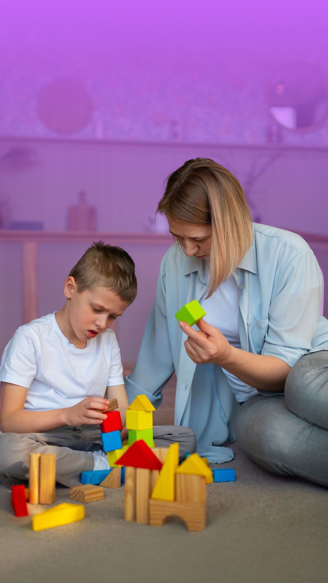 Small business team collaborating on project in modern office