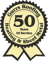 Gurrs Roofing Heating and Sheet Metal 50 Years of Service