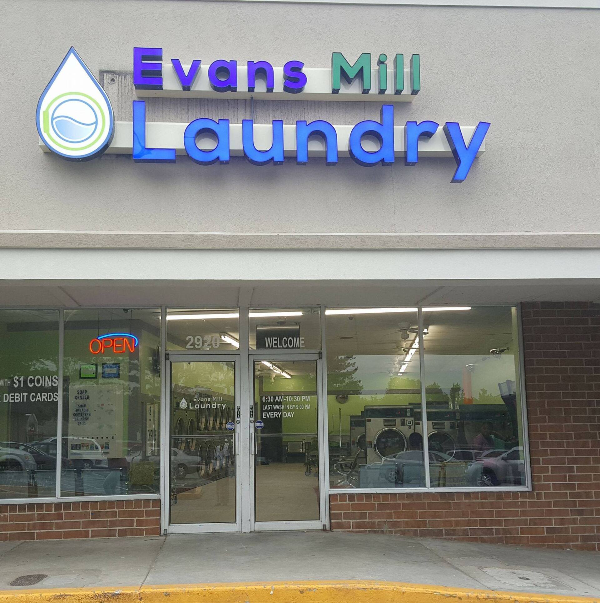 Evans Mill Laundry Front — Atlanta, GA — Our Best Laundry