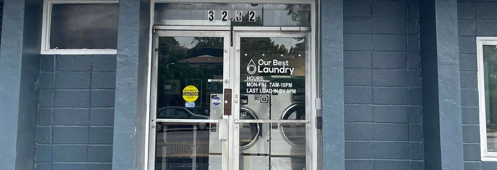 Our Best Laundry Glass Door — Atlanta, GA — Our Best Laundry