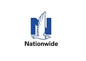 Nationwide logo: Blue stylized 