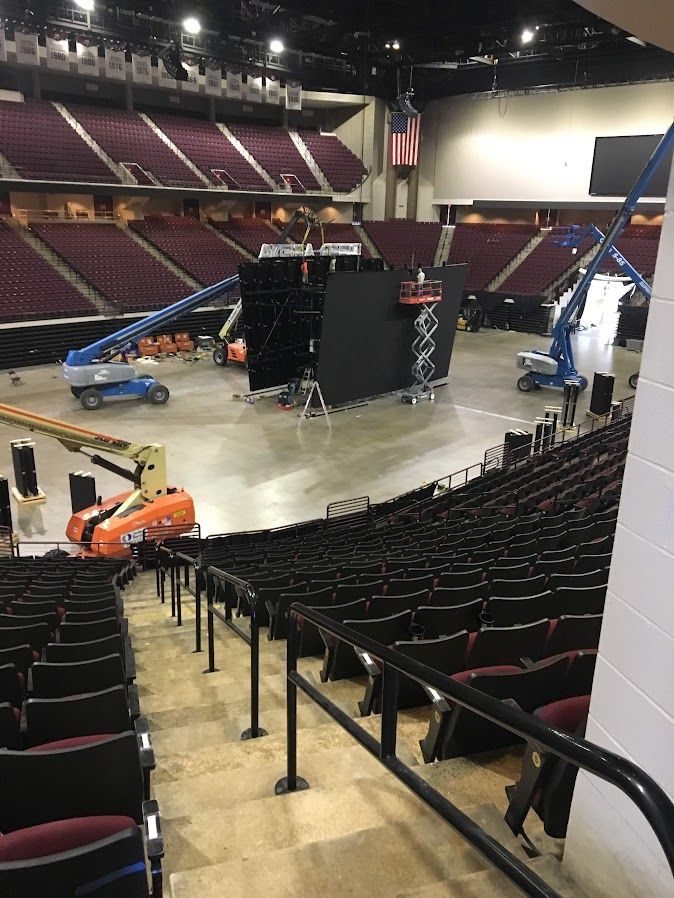 Reed Arena upgrades in progress