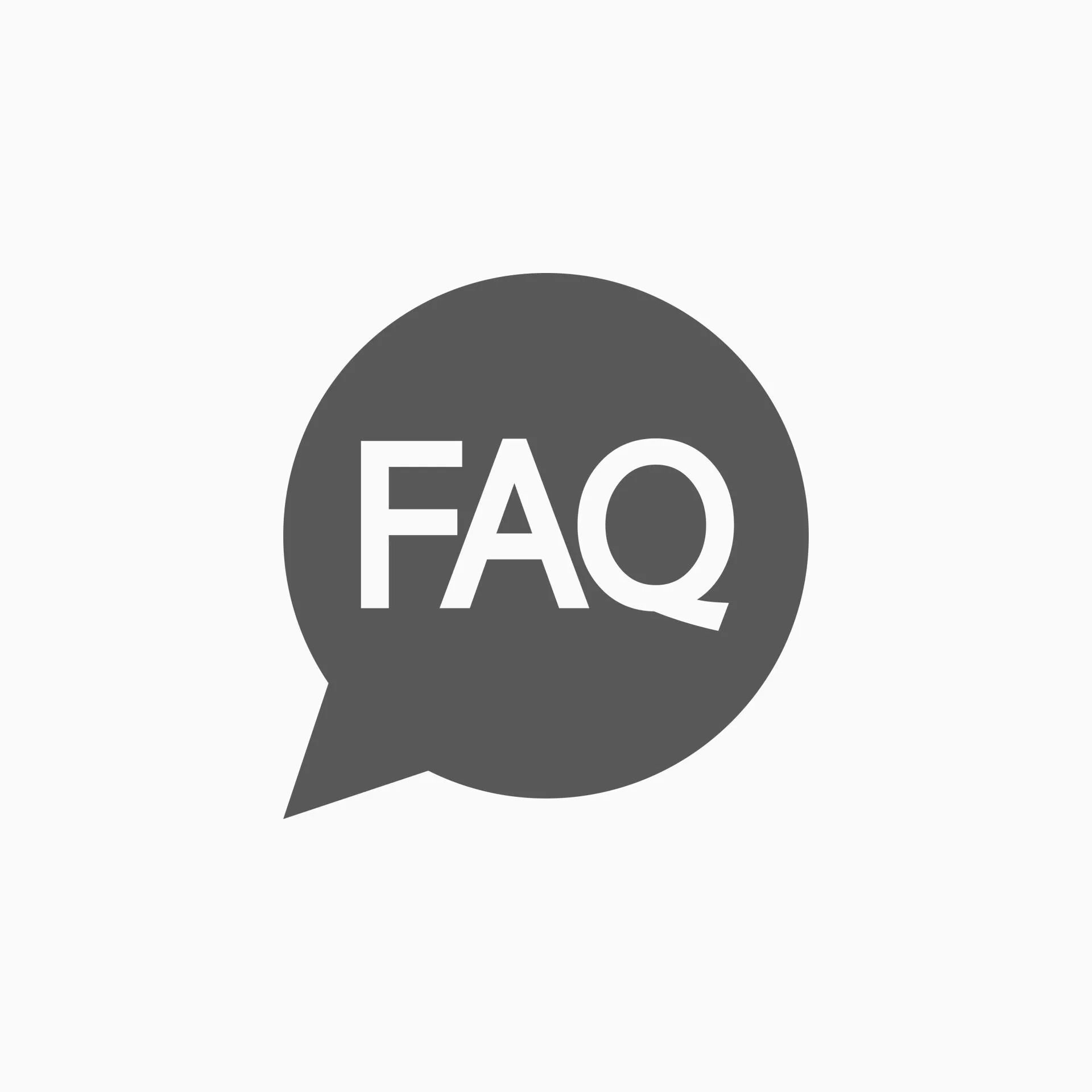 FAQ Icon in Gray Speech Bubble — Hunter Valley Bricks & Pavers in Singleton, NSW