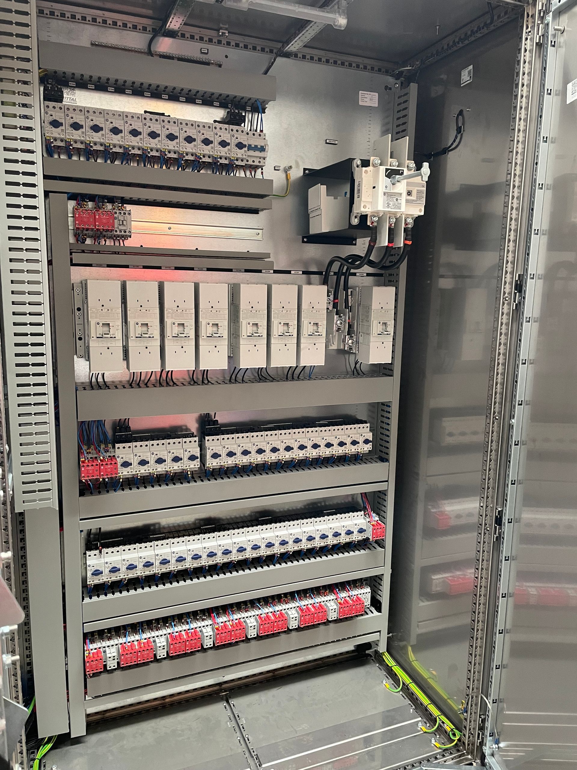 Large power distribution for control system