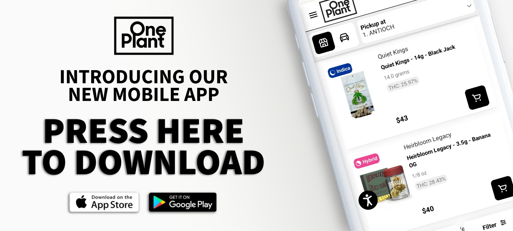 Introducing the  new One Plant mobile app