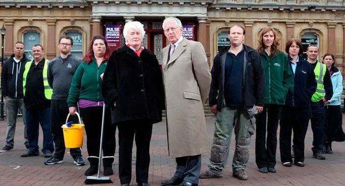 Company staff group photo