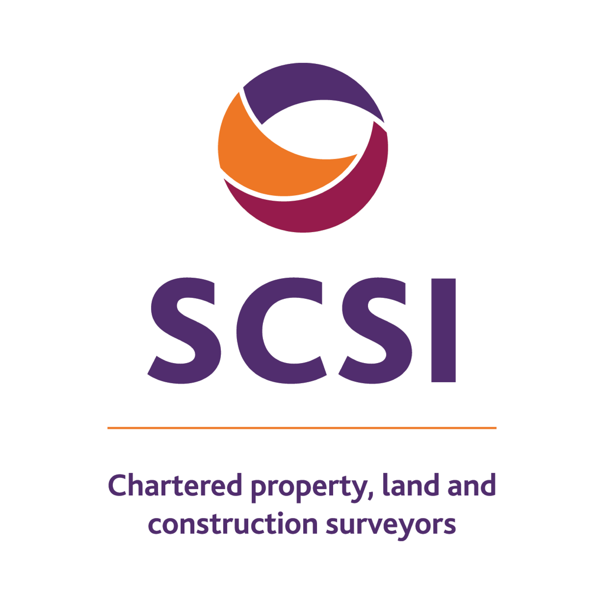 A logo for chartered property , land and construction surveyors