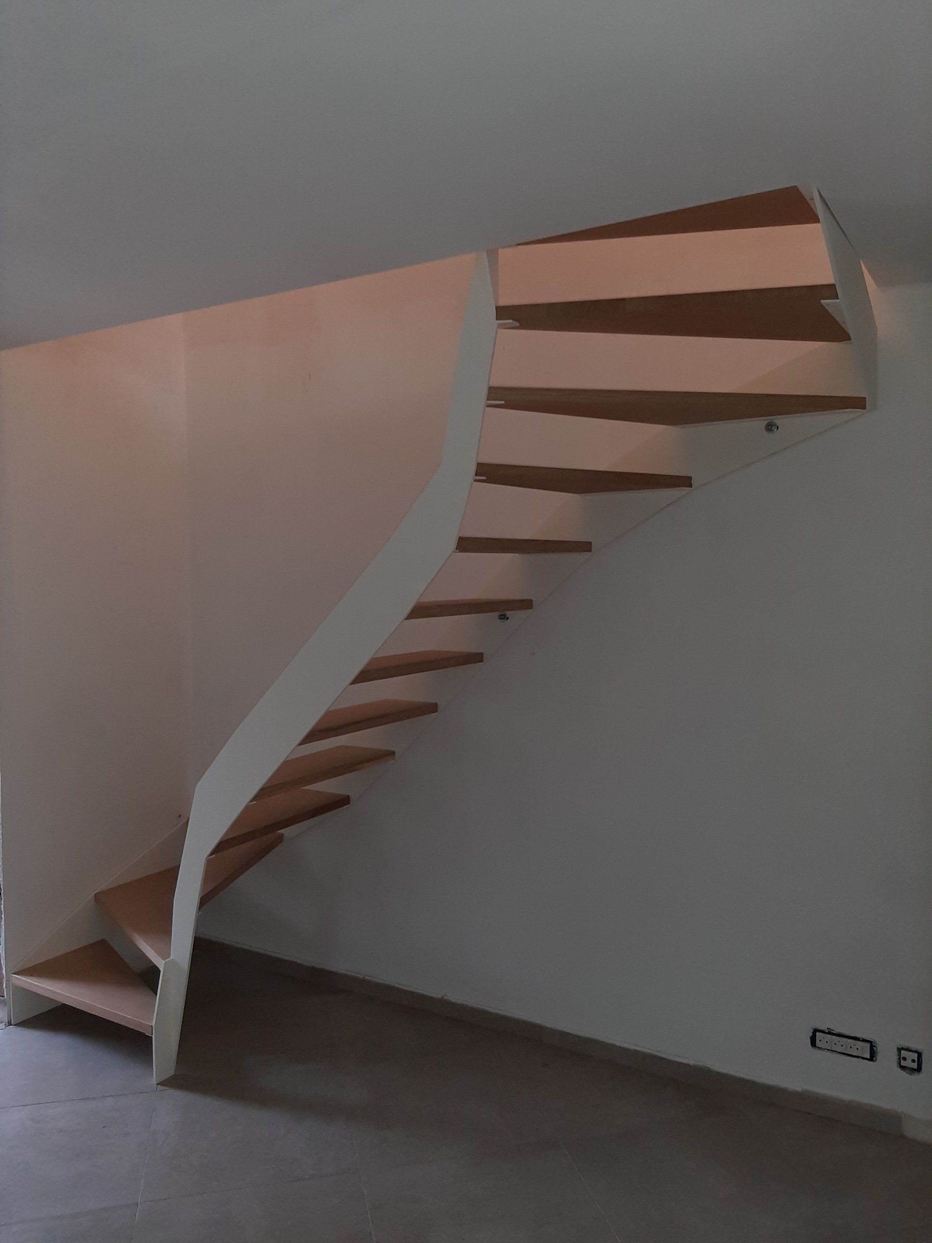 Escalier 2 quarts tournants