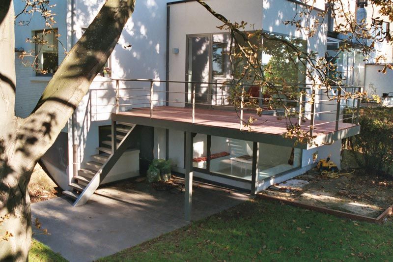 Structure métallique de terrasse