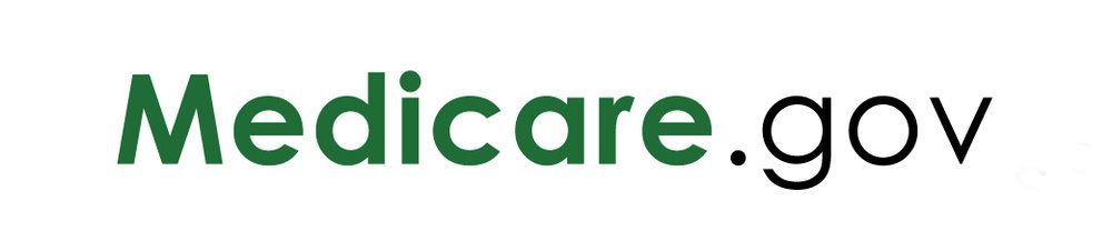 Medicare.gov website logo in green and black.