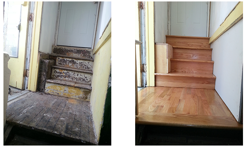 Stair Restoration Showcases — Bergenfield, NJ — Roy Hardwood Floors