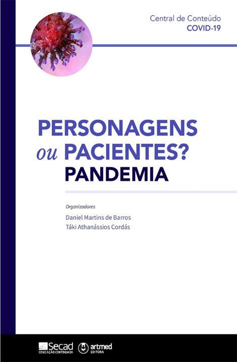 Capa do livro Personagens ou Pacientes? Pandemia de Táki Cordás