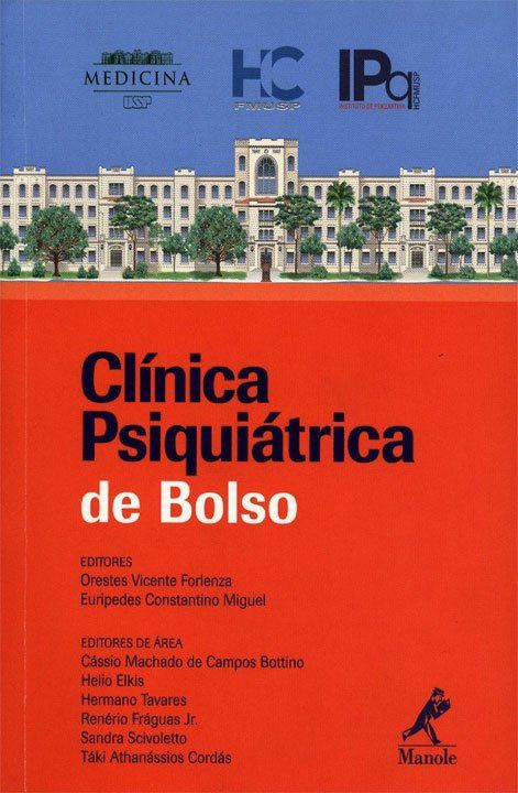 Capa do livro Clínica Psiquiátrica de Bolso 2ª ed de Táki Cordás