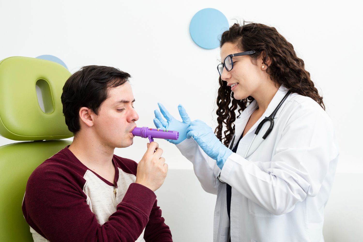 pulmonary  function test in a clinic setting