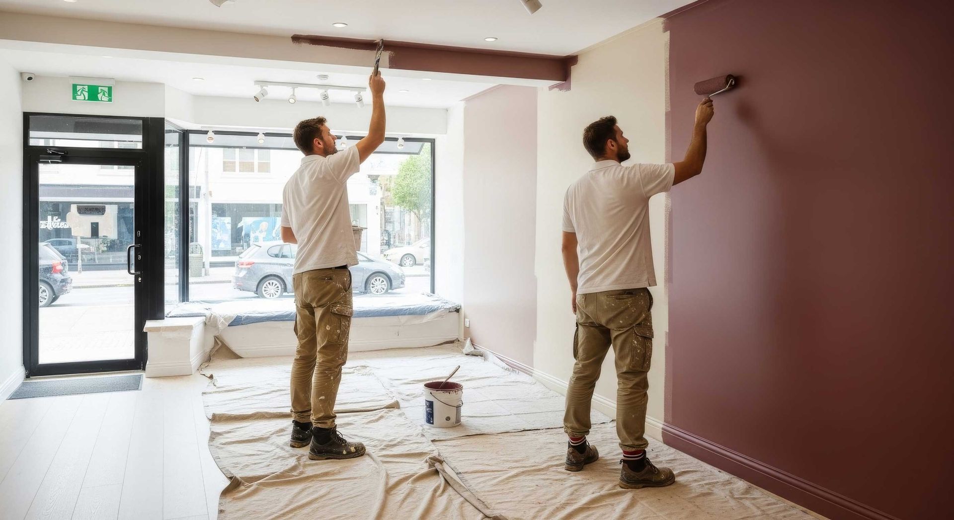 Commercial Office Interior Painting Project in Rockhampton