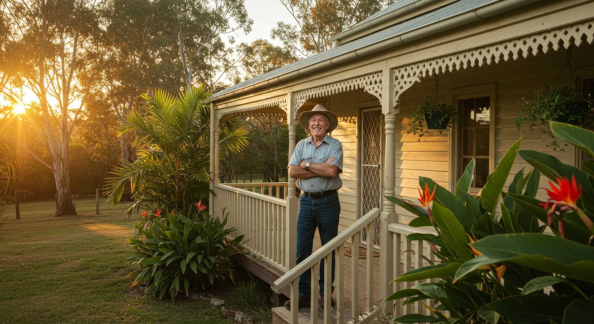 Finished Exterior House Painting with Clean Lines in Rockhampton