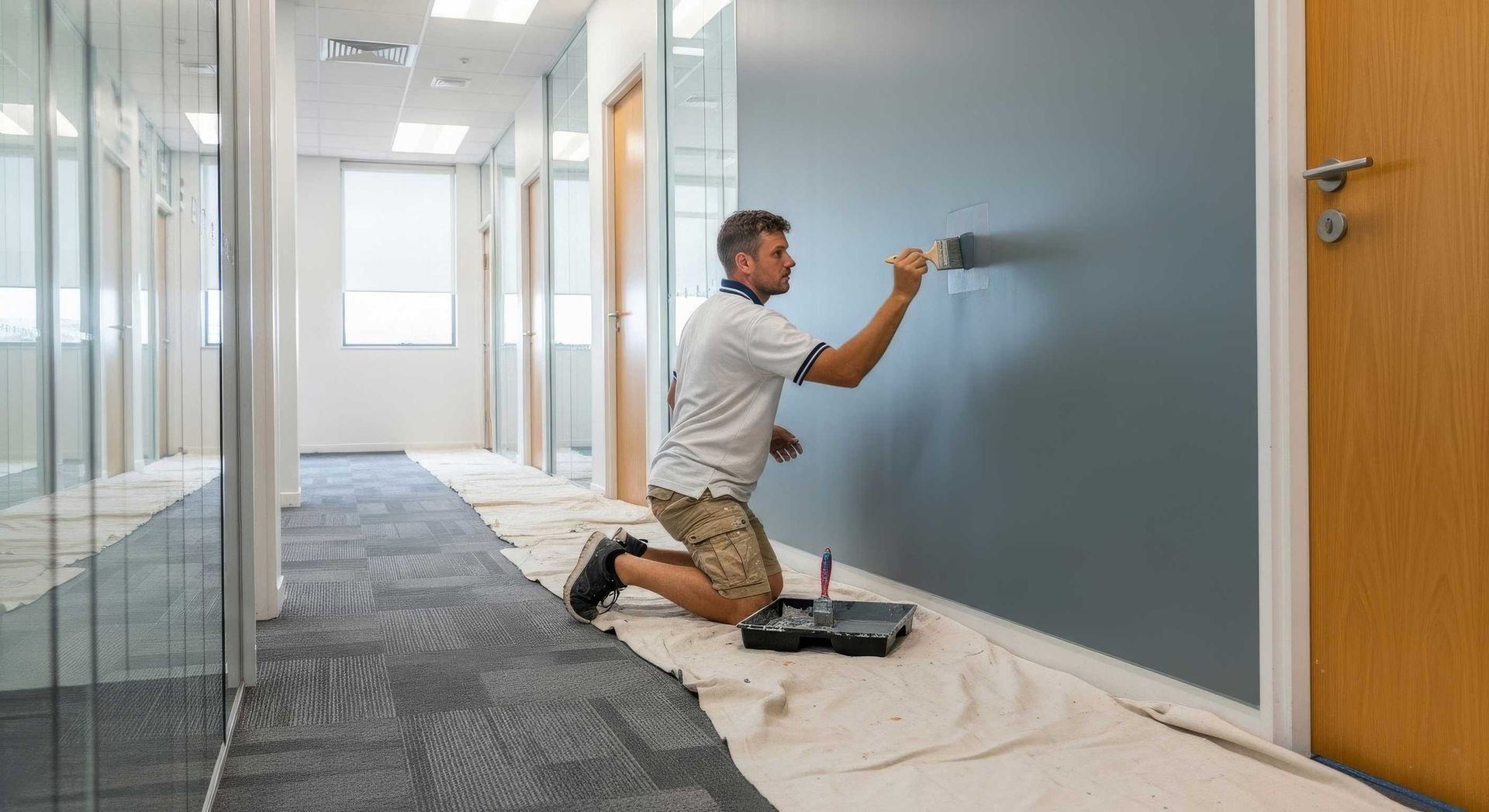 High-Rise Office Block Commercial Repaint in Rockhampton