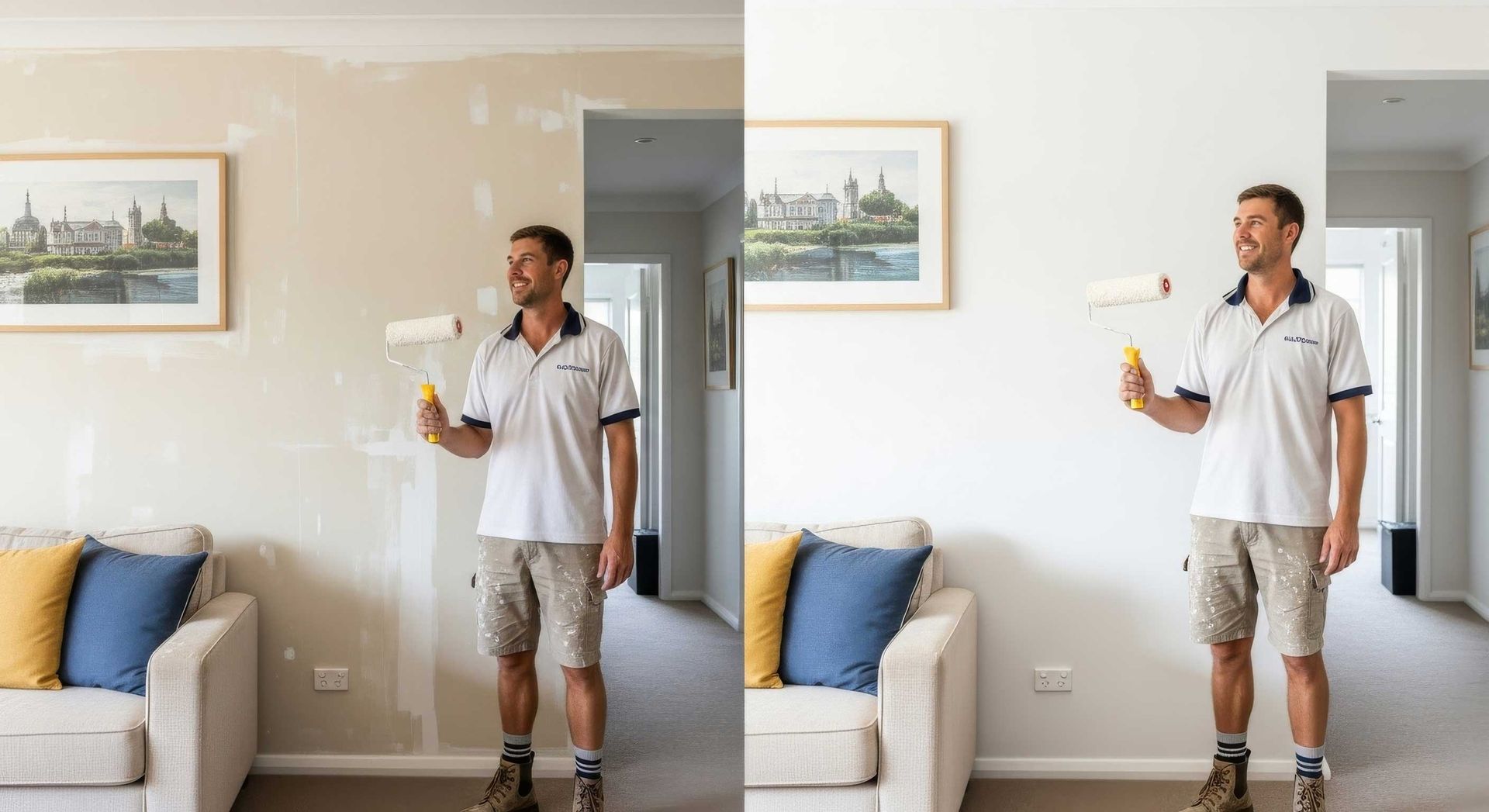 Before and After Home Repaint in Rockhampton QLD