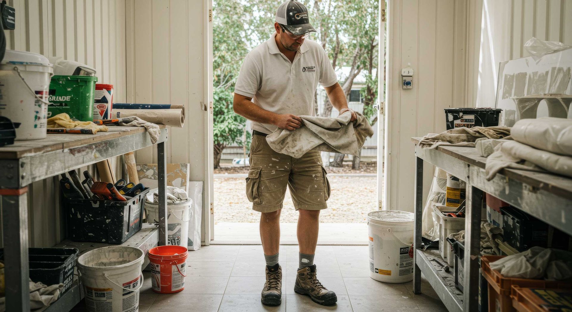Wall Stain Removal And Repainting After Water Damage In Rockhampton
