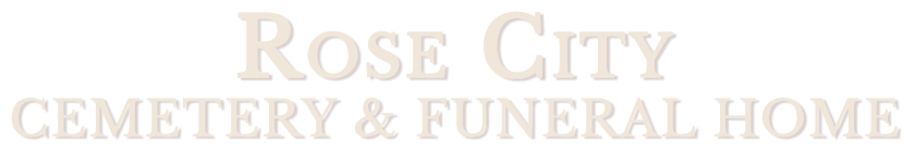 Rose city cemetery and funeral home logo