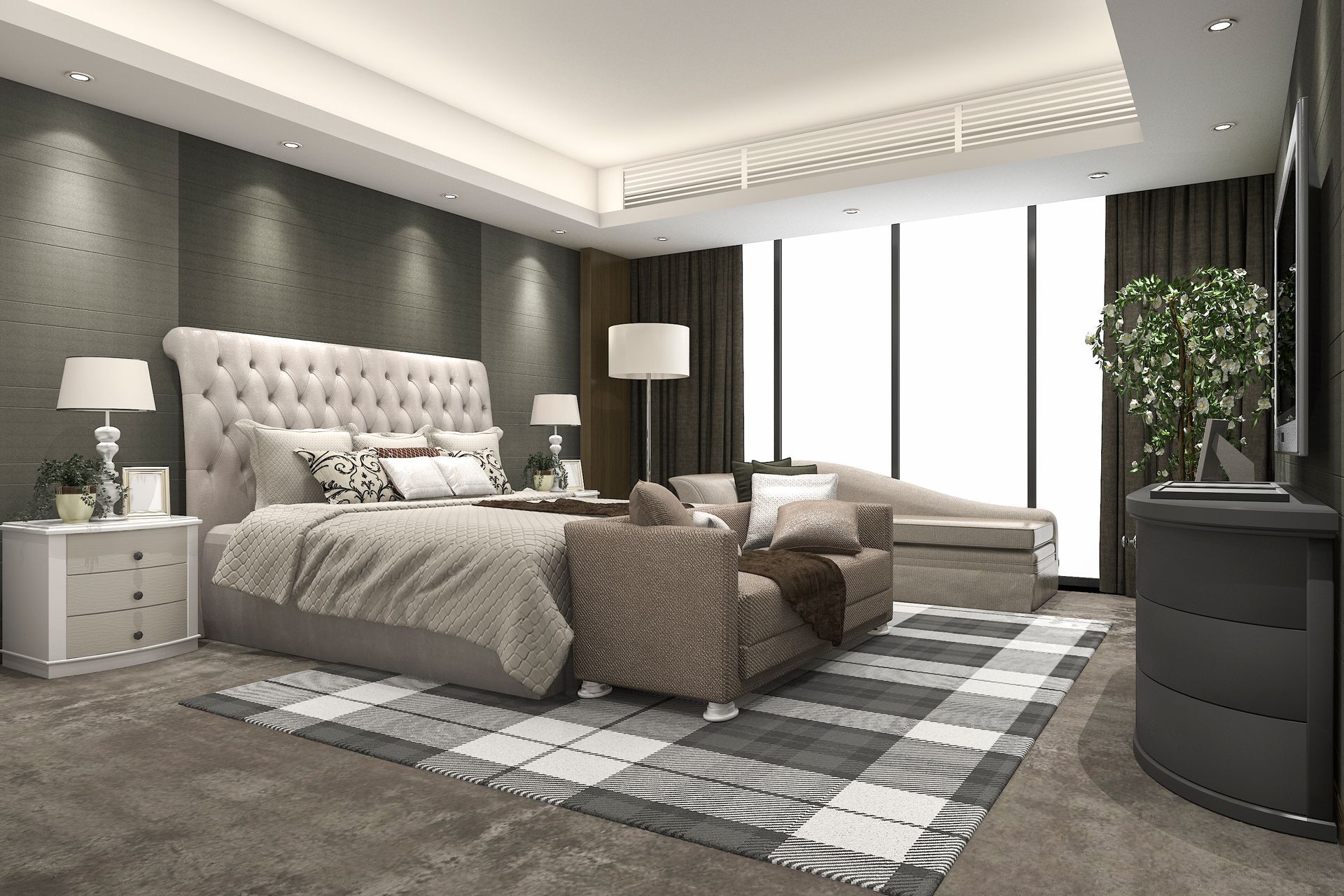 Bedroom carpeting, Floors by Recon