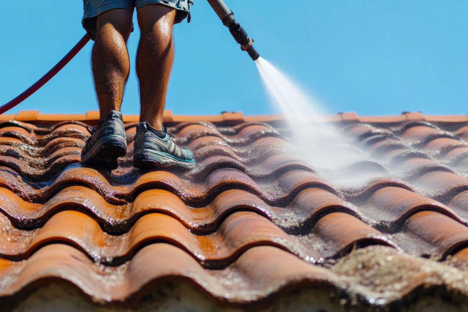 Roof Pressure Cleaning