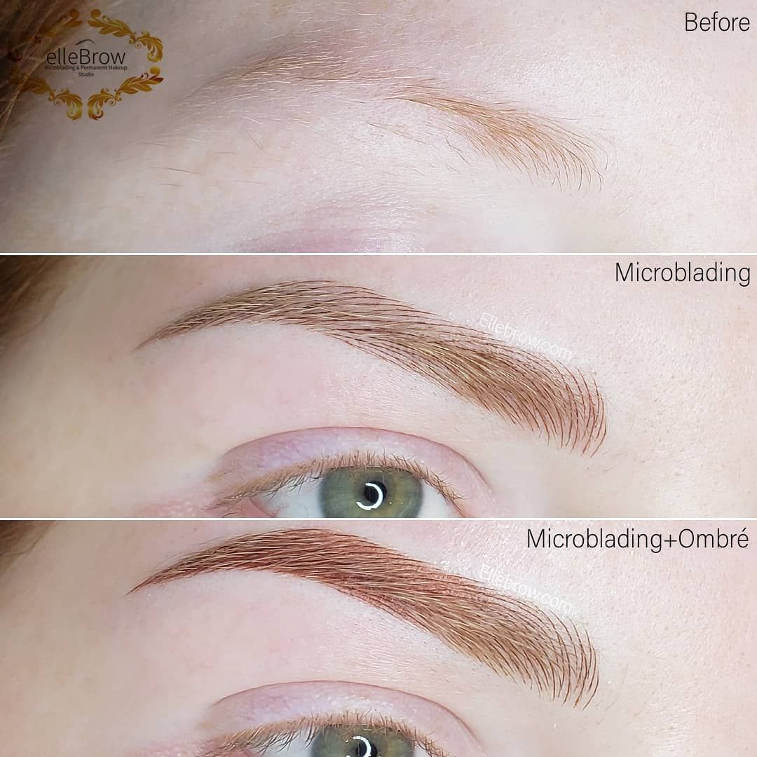 Combination Microblading with Shading