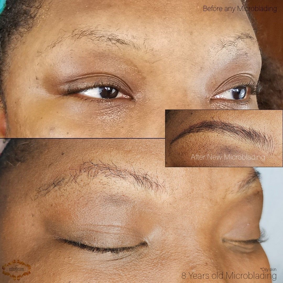 8 year old microblading