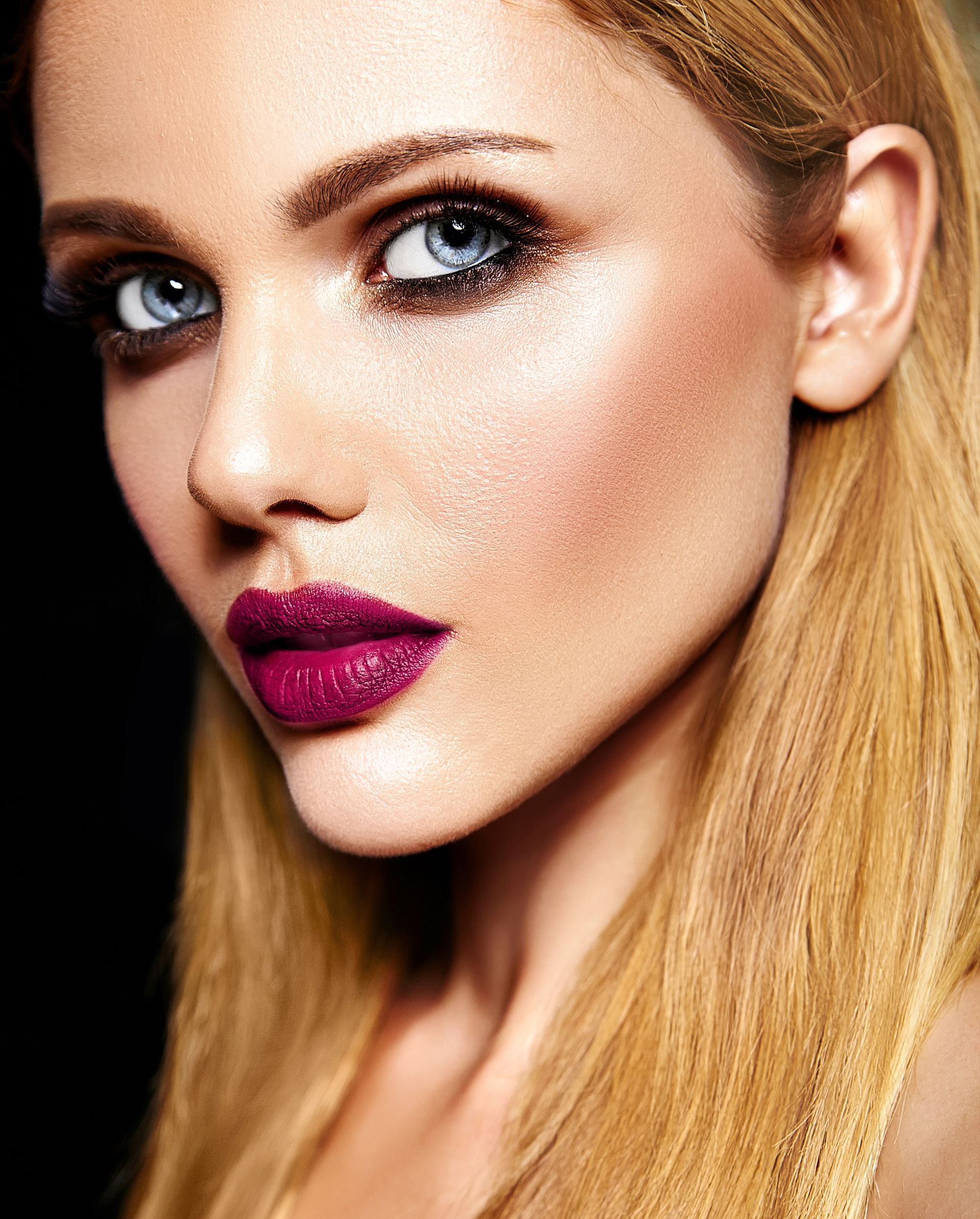 Ombre Lips Deep Crimson Purple