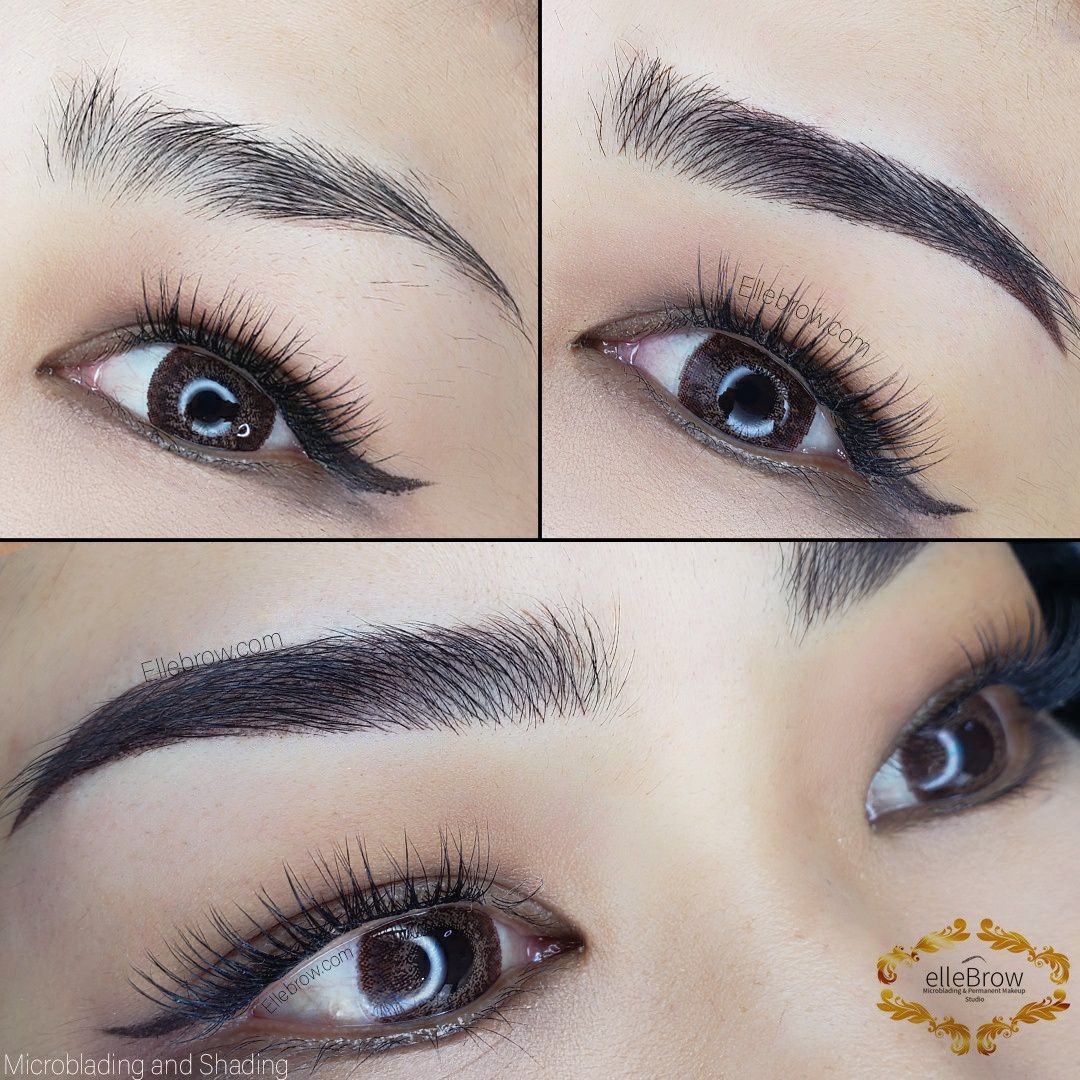 Microblading NYC before and after photo