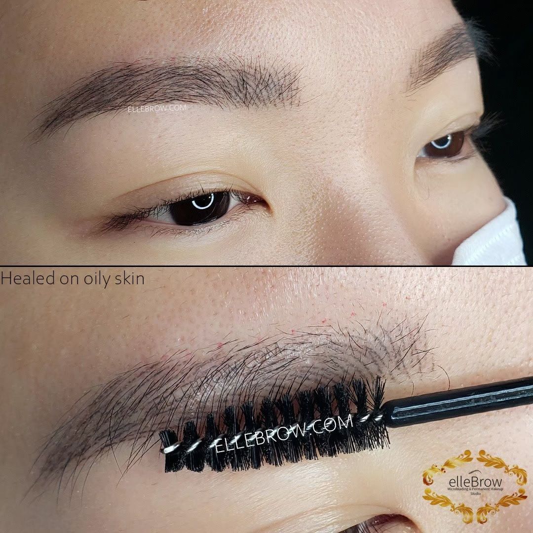 Healed Microblading NY - Before & After