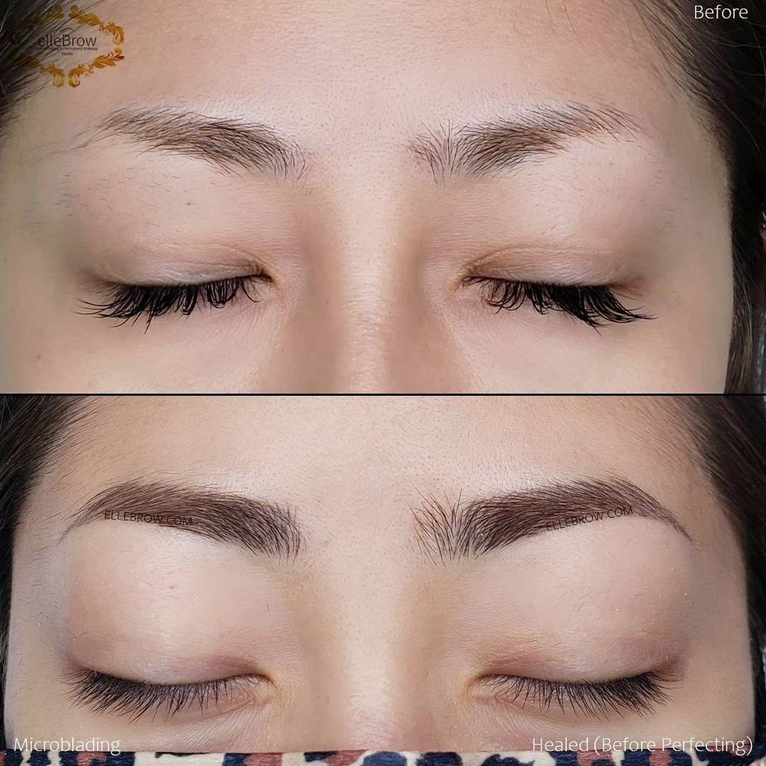 NYC Healed Microblading - Before & After