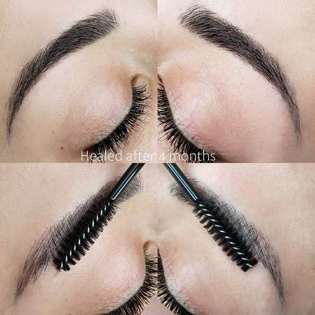 Healed Microblading - Before & After