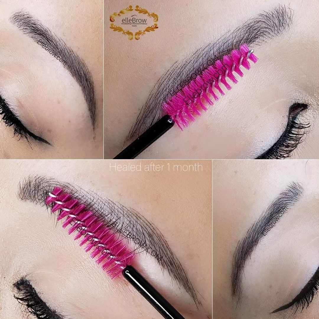 Healed Microblading Manhattan - Before & After