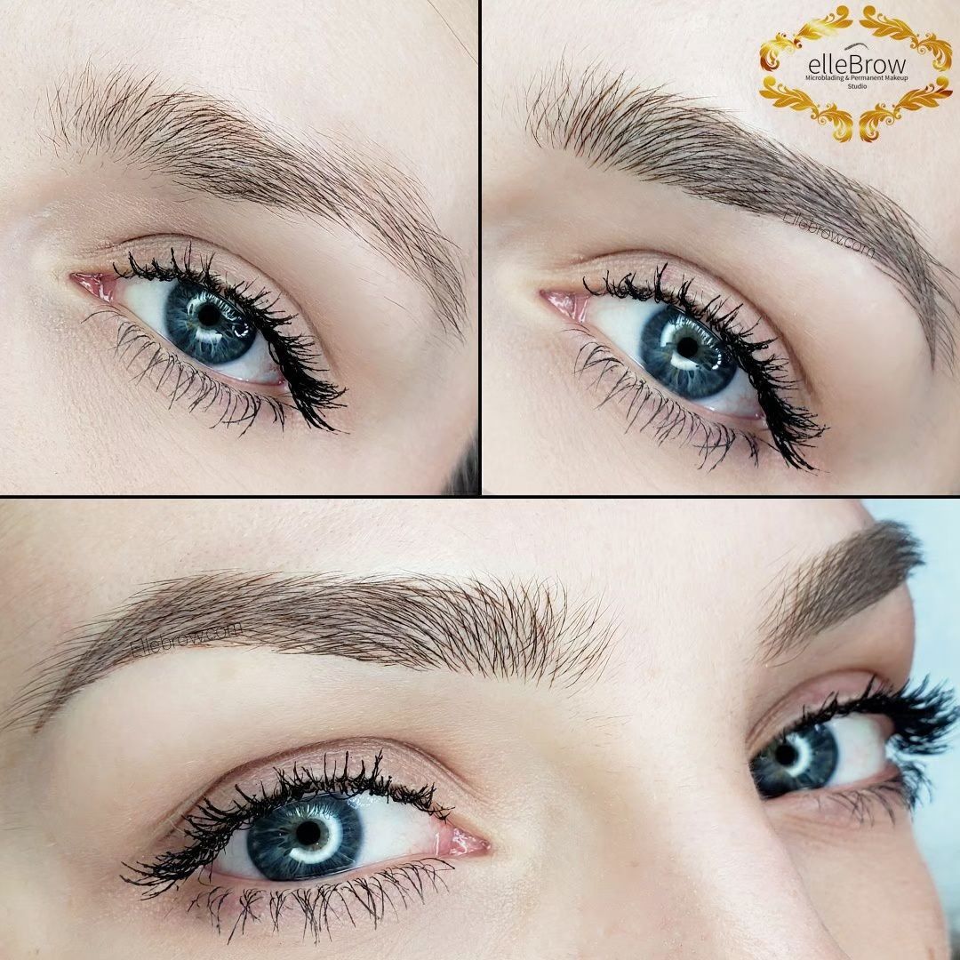 Healed Microblading - Before & After
