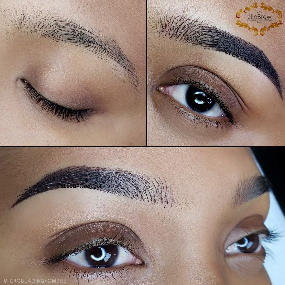 Microblading NYC before and after photo